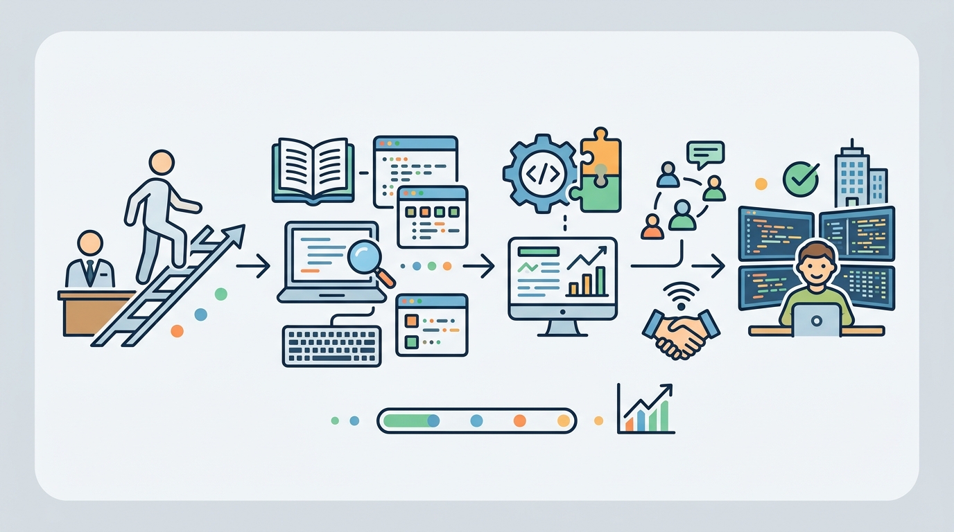 Featured image for "How to Switch Careers to Software Developer Without a Degree"