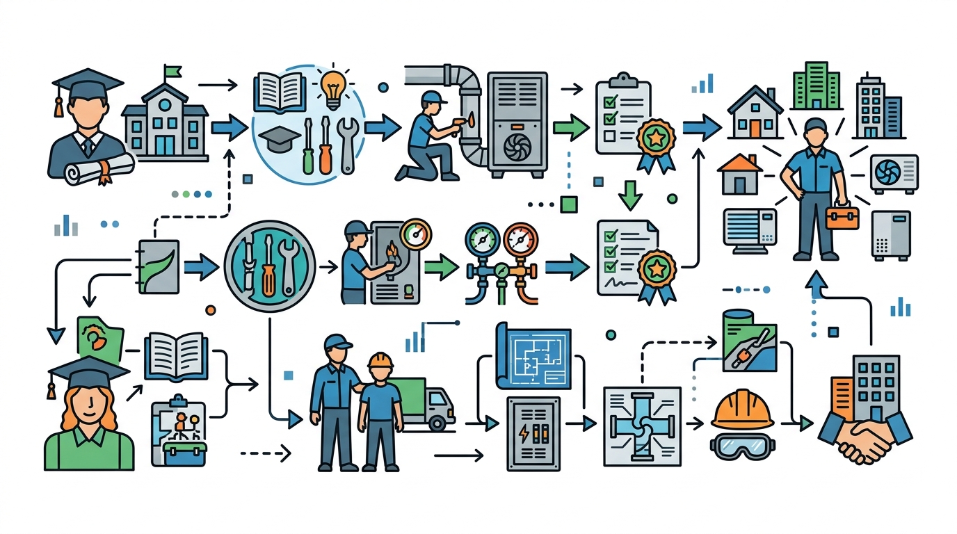 Featured image for "How to Become an HVAC Technician"