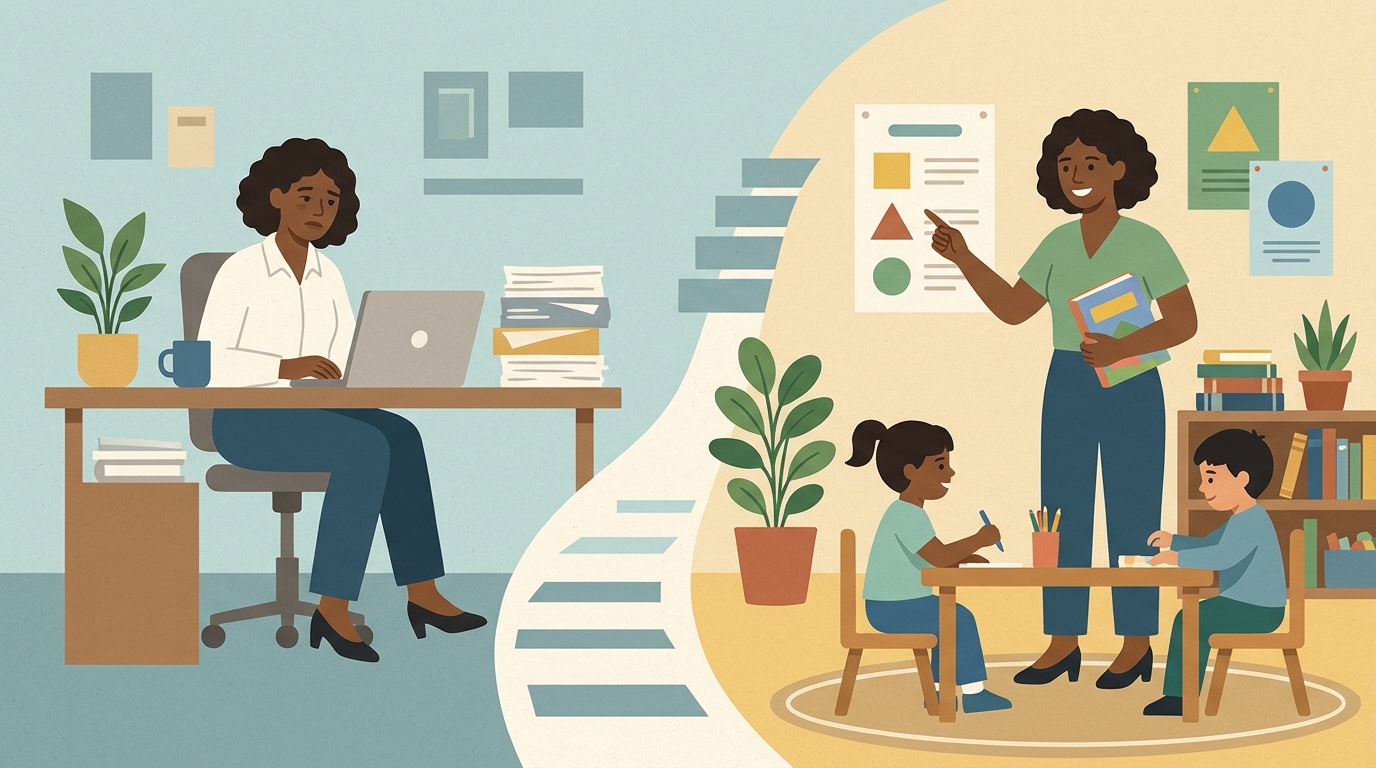 Featured image for "How to Switch to a Career in Teaching, Step by Step"