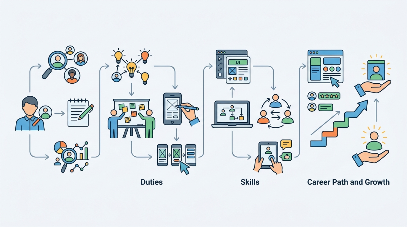 Featured image for "UX Designer Job Description: Duties, Skills, and Salary"