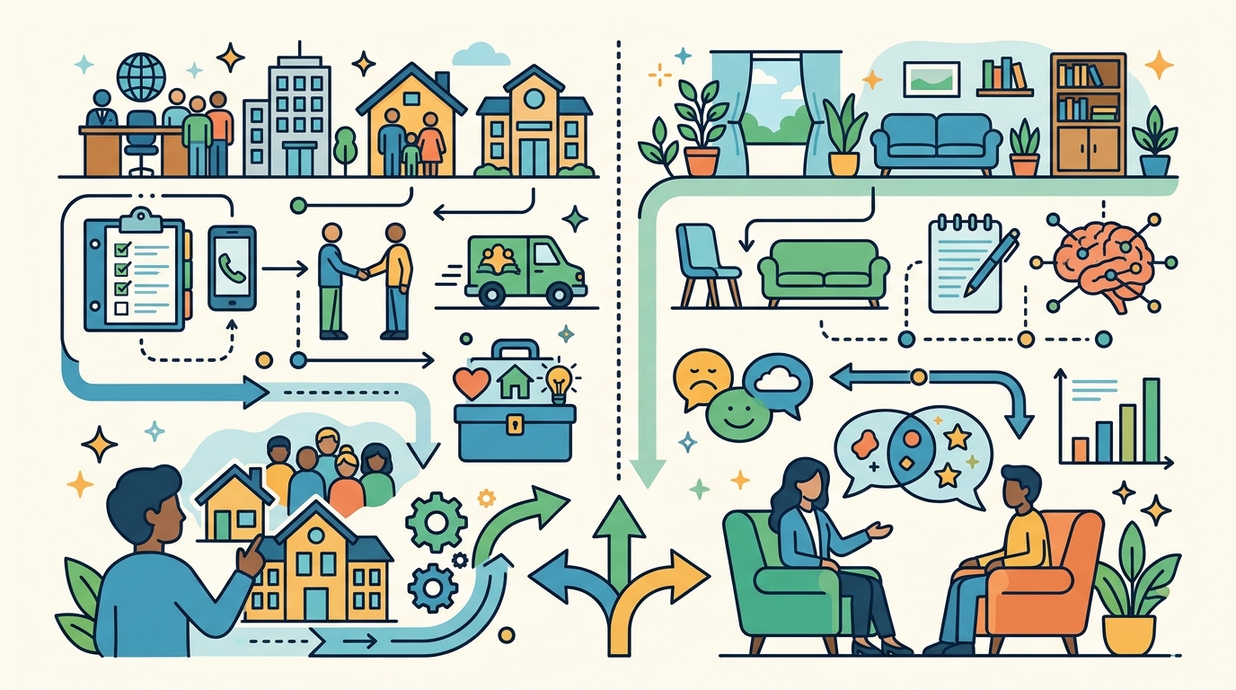 Featured image for "Social Worker vs. Therapist: Which Career Path Is Right for You?"